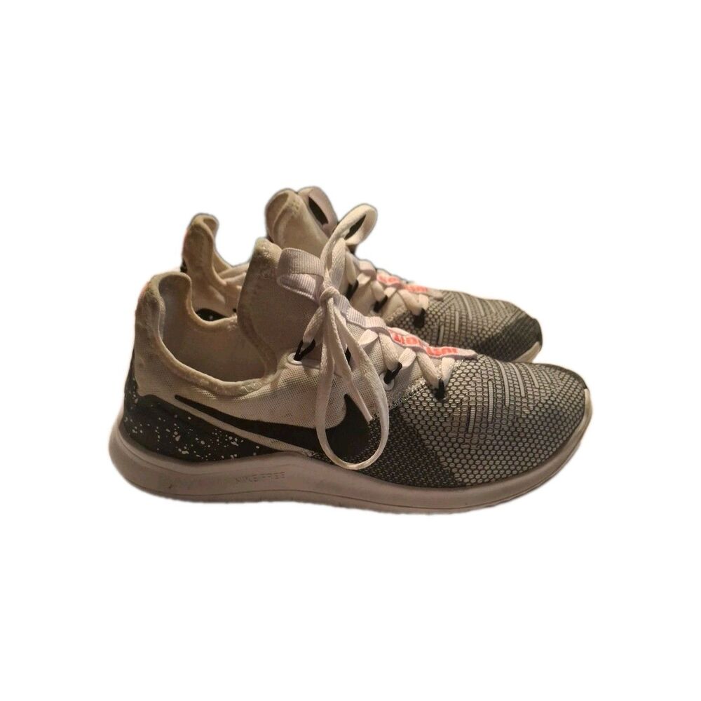 Nike Womens Free TR 8 White Black Fuchsia Training Shoes 942888-008 size 7.5